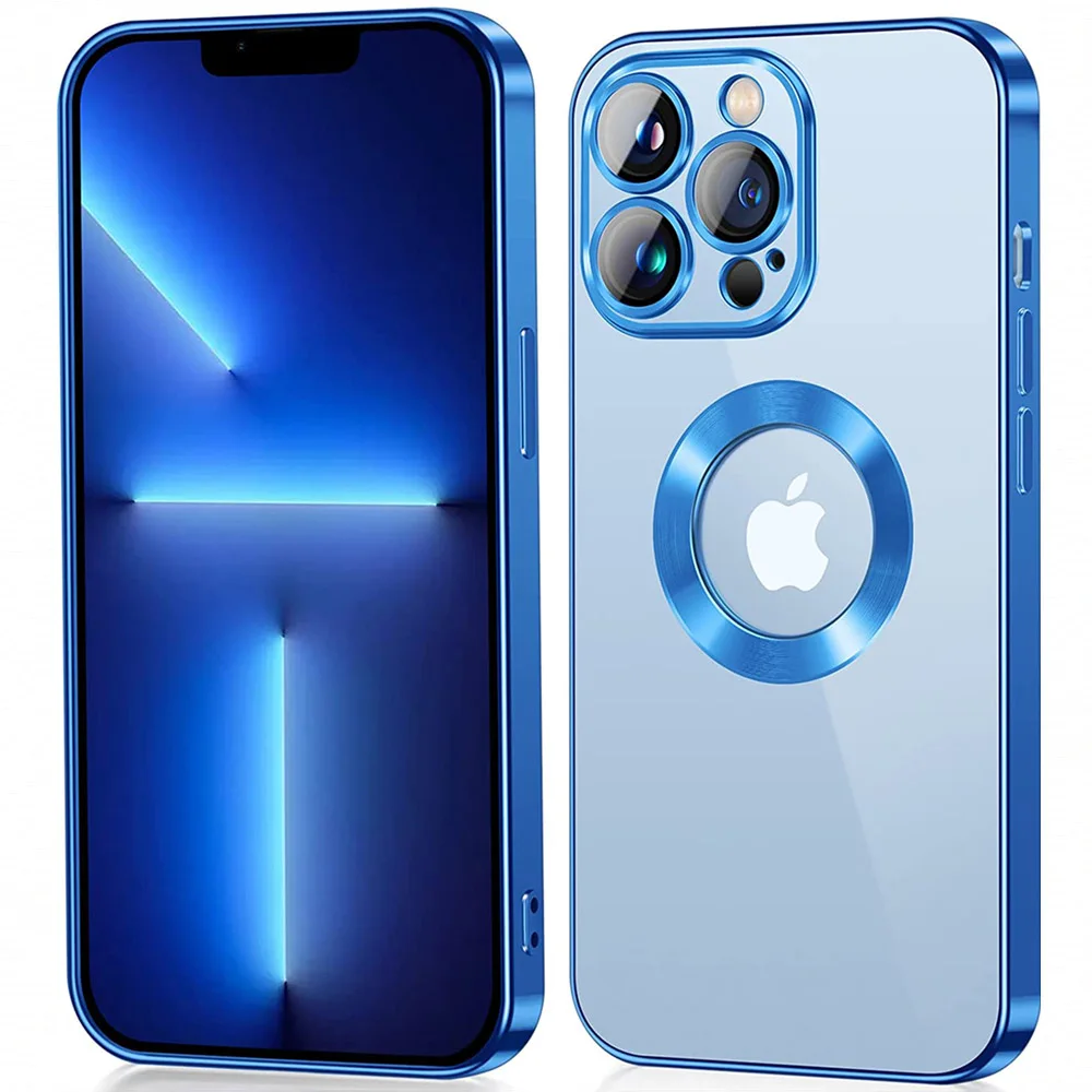 

Стеклянный защитный чехол для объектива камеры телефона iPhone 14 13 12 11 Pro Max X XS XR 7 8 Plus с отверстием для логотипа Защитная крышка