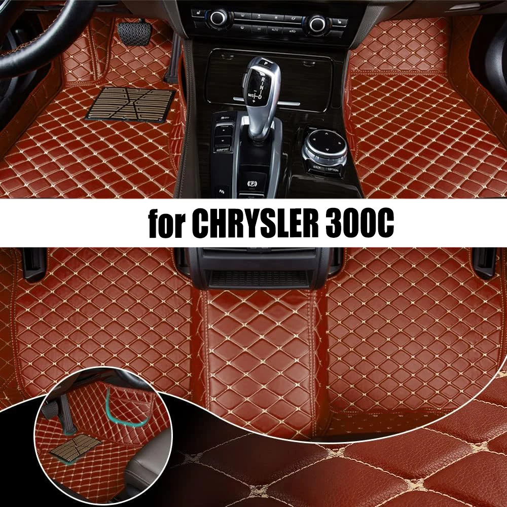 

HUTECRL Car Floor Mat for CHRYSLER 300C 2012-2019 Year Upgraded Version Foot Coche Accessories Carpets