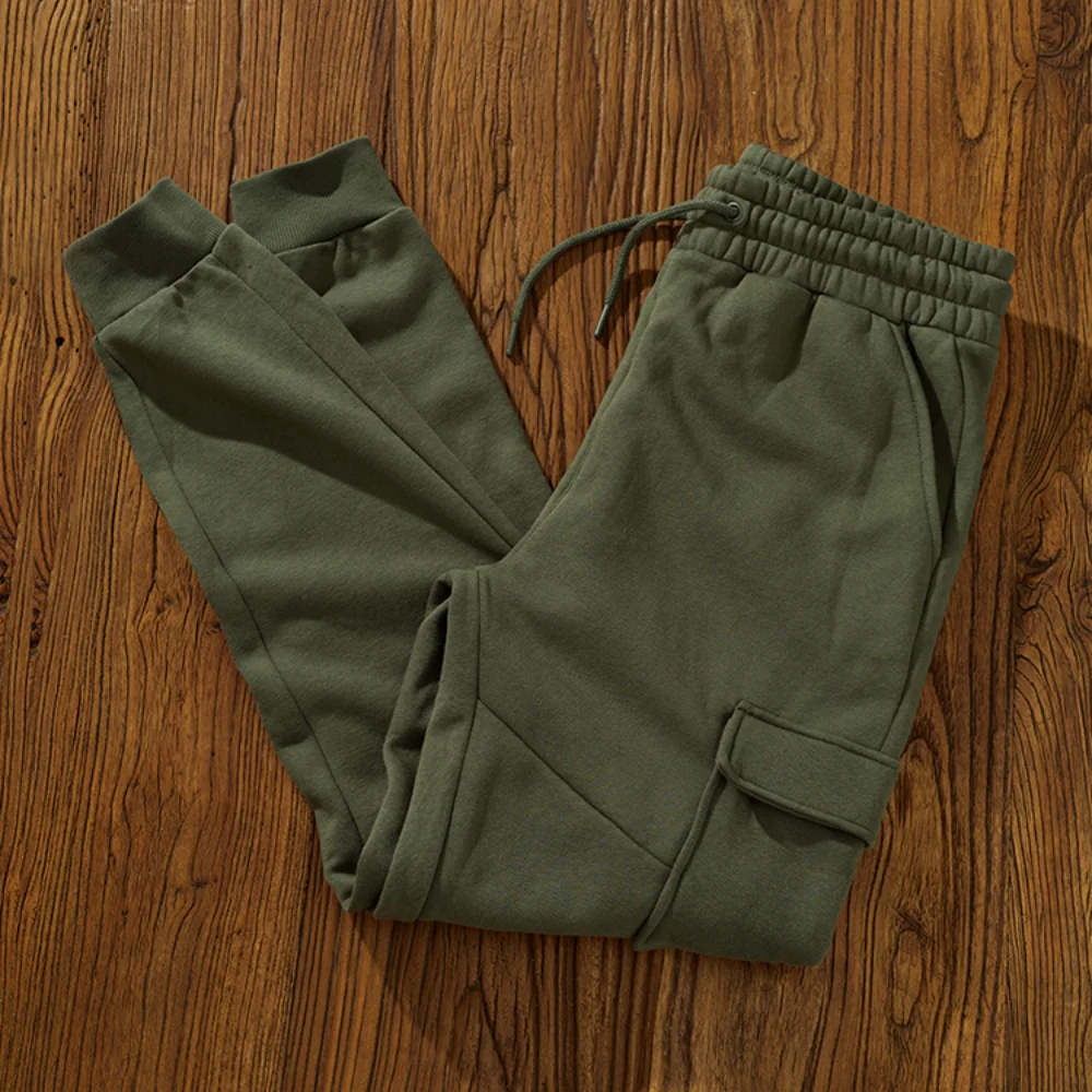 

Мужские зимние трикотажные баскетбольные джоггеры с несколькими карманами