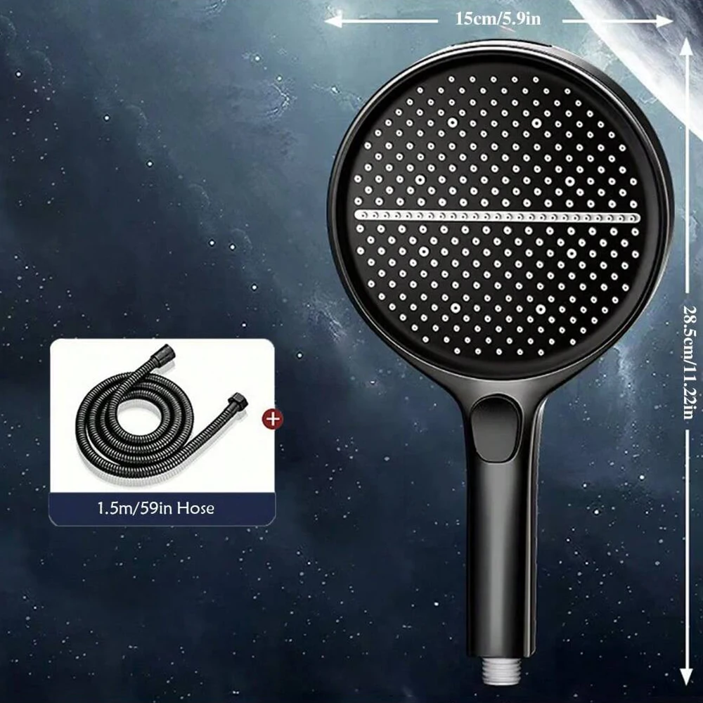 

Душевая лейка ABS пластик черная