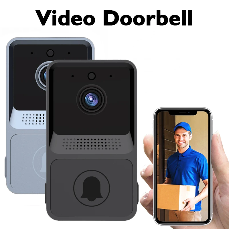 

Беспроводной дверной звонок с Wi-Fi и камерой ночного видения