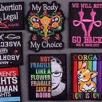 feminism patch iron on patches for clothing stickers diy slogan patches with iron badges words embroidered patches on clothes
