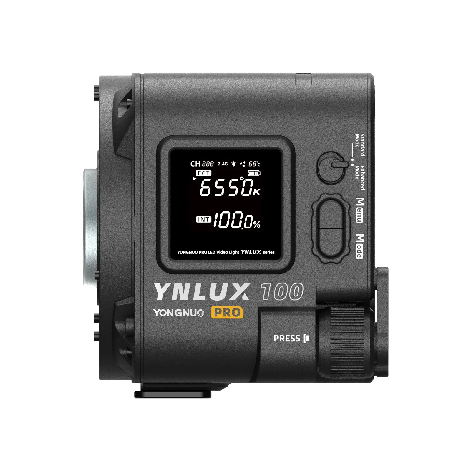 YONGNUO YNLUX100 PRO Легкий ручной светильник для фотосъемки 2700K-6500K Модернизированный светодиодный светильник COB с постоянной мощностью 120 Вт (art.: 3920ccf0780ce) - 3920ccf0780ce