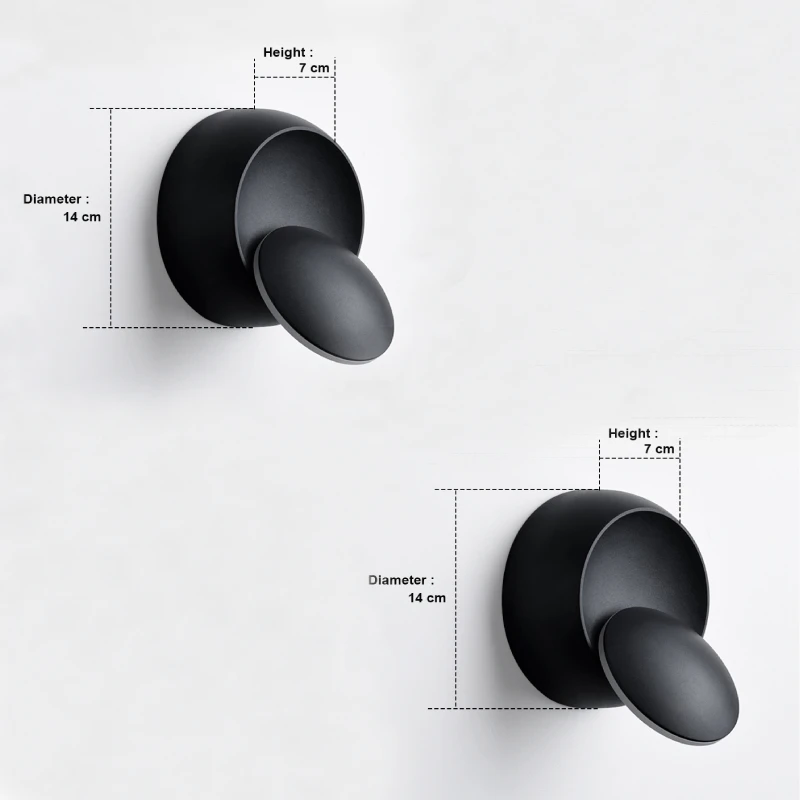 

Настенный светильник Feimefeiyou белый/черный