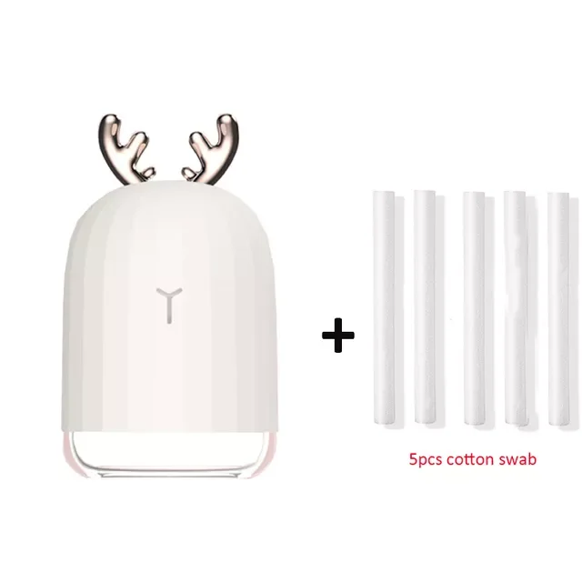 Quality 220ML Ultrasonic Air Humidifier Aroma Essential Oil Diffuser for Home Car USB Fogger Mist Maker with LED Night Lamp