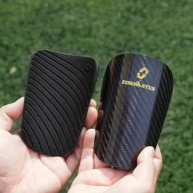 Oupower-Carbon Fibre Soccer Щитки для голени Сверхлегкие Дышащие Профессиональные