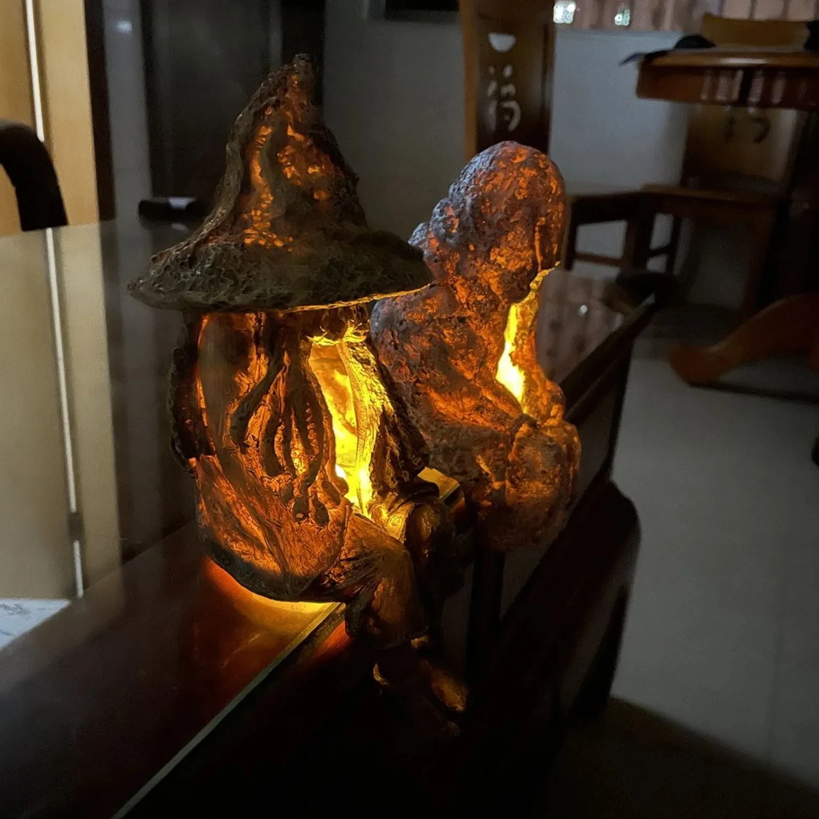 

Witch Solar Energy Lamp Witch Solar LED Lawn Light Resin Garden Courtyard Decoration Lights Sculpture Figurines Dropshipping