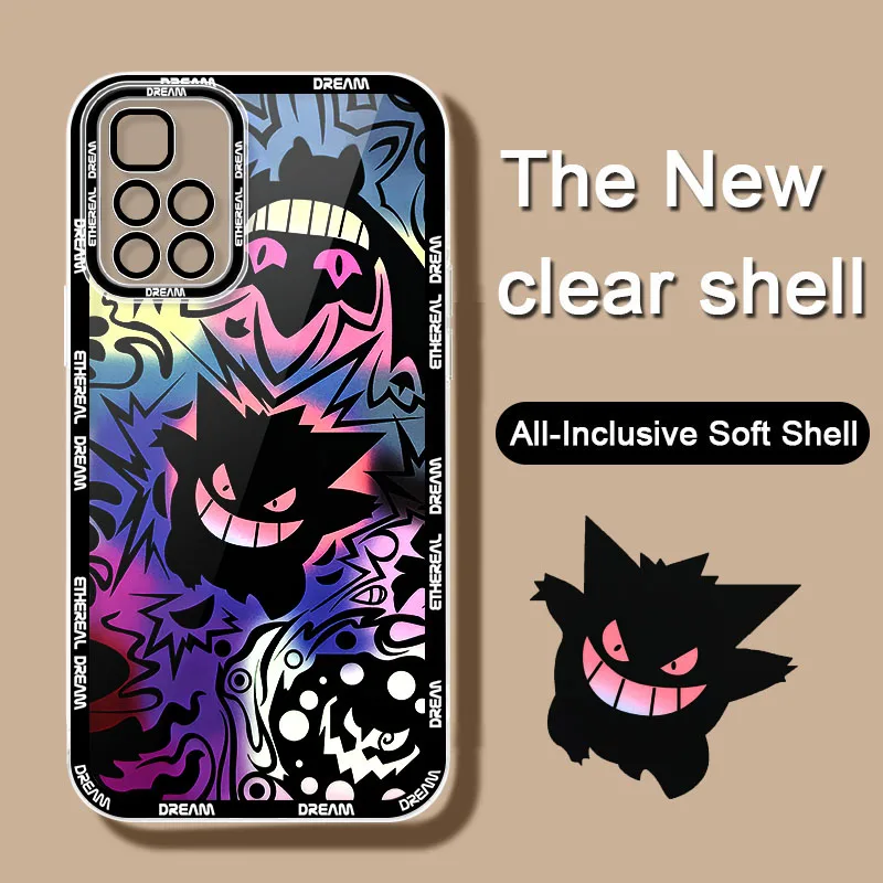 

Luxury Pokemon Soft Silicone Case for Xiaomi Mi POCO X4 F4 GT F3 X3 NFC M4 Pro 12 11 Lite 10 Ultra 10T 10S 9 8 Transparent Cover