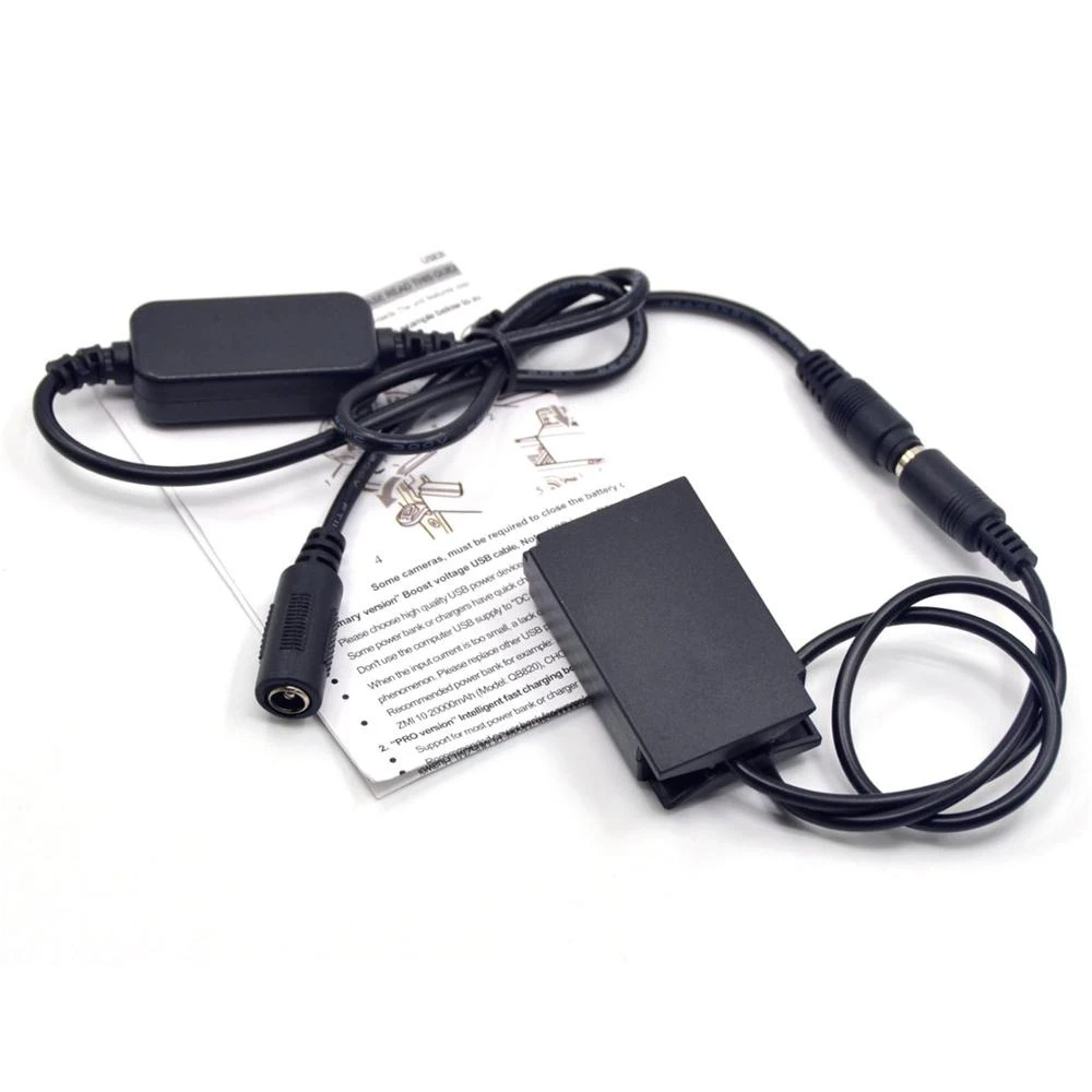 Кабель питания с понижением напряжения 12-24 В + искусственная батарея для Canon EOS Rebel