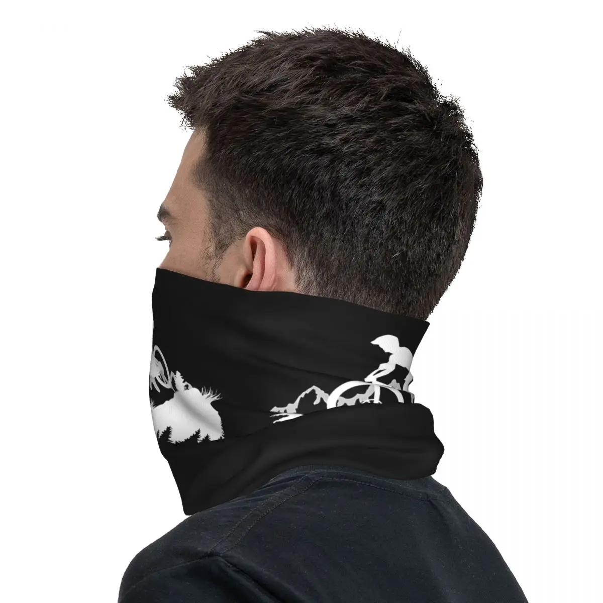 Горный стиль шея белый шарф многофункциональный головной убор для рыбалки