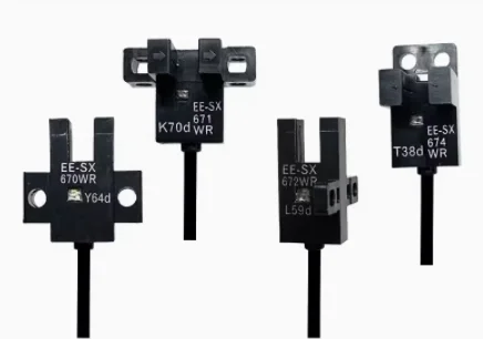 5PCS EE-SX670-WR EE-SX671-WR EE-SX672-WR EE-SX676-WR EE-SX677-WR New U Type Photoelectric Sensors 1 Meter Cable