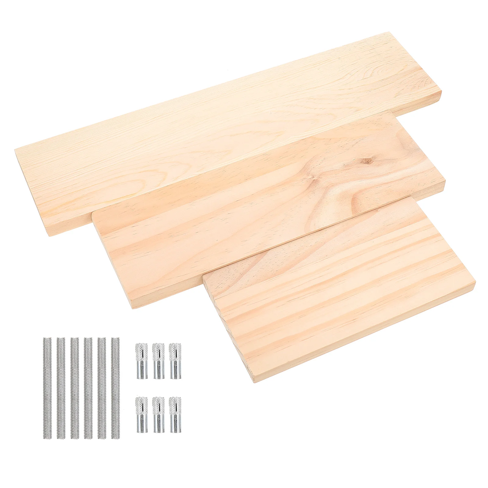 

Shelves Wall Floating Shelf Storage Hanging Display Rustic Kitchen Holder Rack Wood Set Vintageorganizer Wooden Decorative Mount