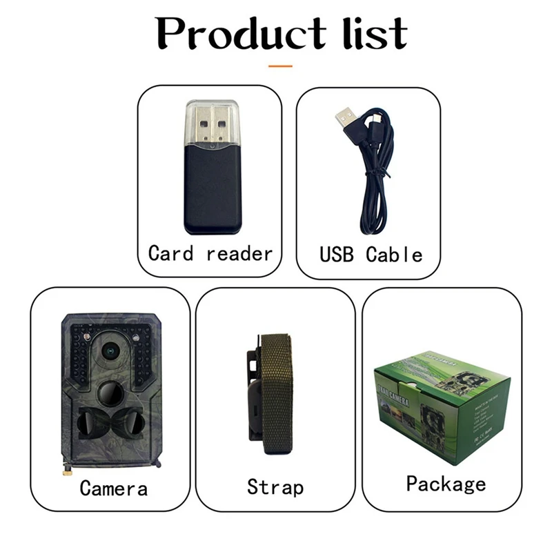 

PR400 PRO Hunting Camera 1080P Wildlife Monitoring Outdoor 16MP Photo Trap For Security Infrared Sensors Night Vision