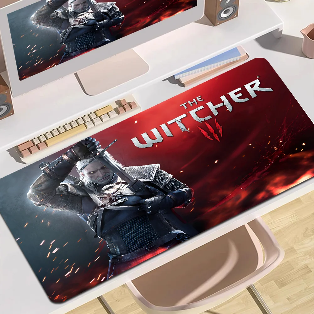Популярный игровой коврик для мыши W-Witcher 3 высококачественный резиновый ковер