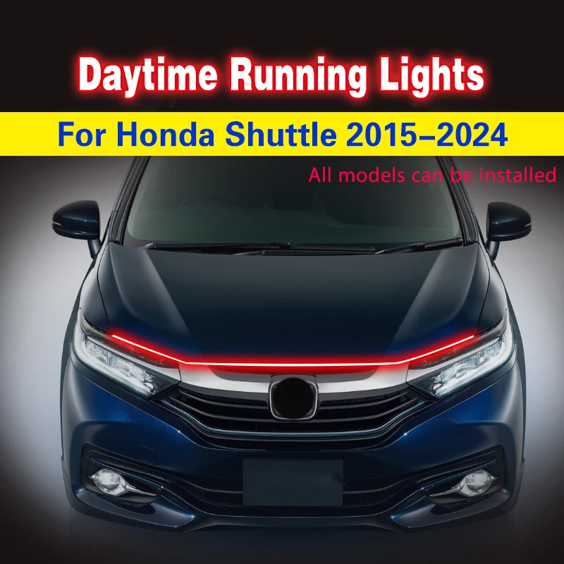 Светодиодная дневная подсветка для капота автомобиля декоративные фары DRL