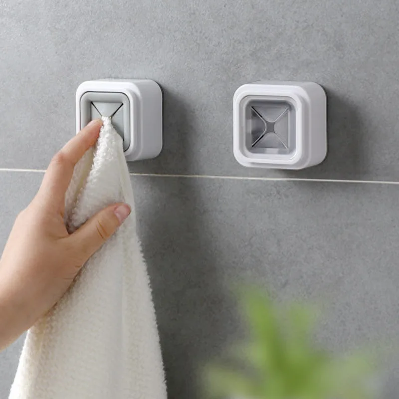 

Towel Rack Home Kitchen Hook Washing Cloth Storage Towel Holder Kitchen Accessories Organizer Wall Window Sucker Towel Shelf