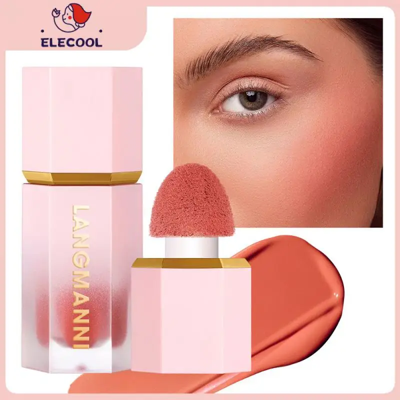 

Silky Smooth Cheek Rouge Multi-use Long Lasting Colored Lip Gloss Natural Cheek Tint Blush Natural Face Blusher Face Makeup 1pcs