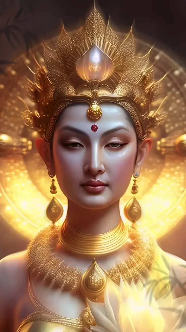 Картина на холсте с рамкой лотос Будда 100x200 см 70x140