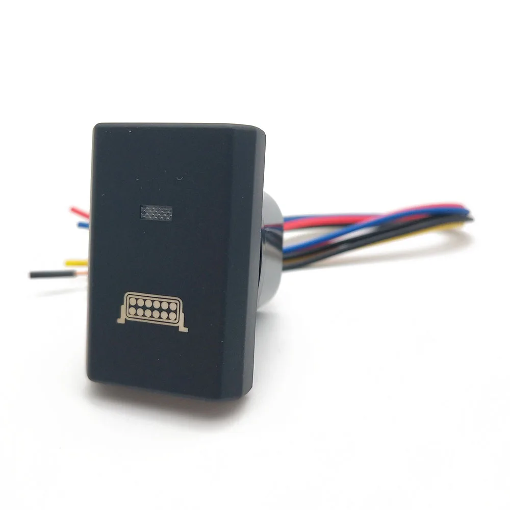 

1 шт. синяя светодиодная панель, автомобильный парковочный радар, вентилятор, прожекторы, камера, передняя противотуманная фара, кнопка переключения для Ford Transit 2017-2021