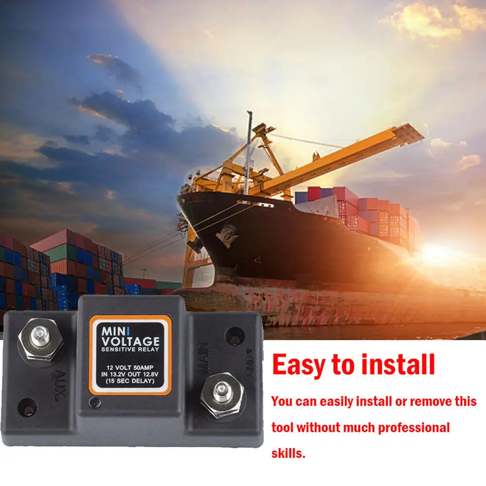 

12 V 50AMP Voltage Sensitive Relay VSR Double Automatic Recharging