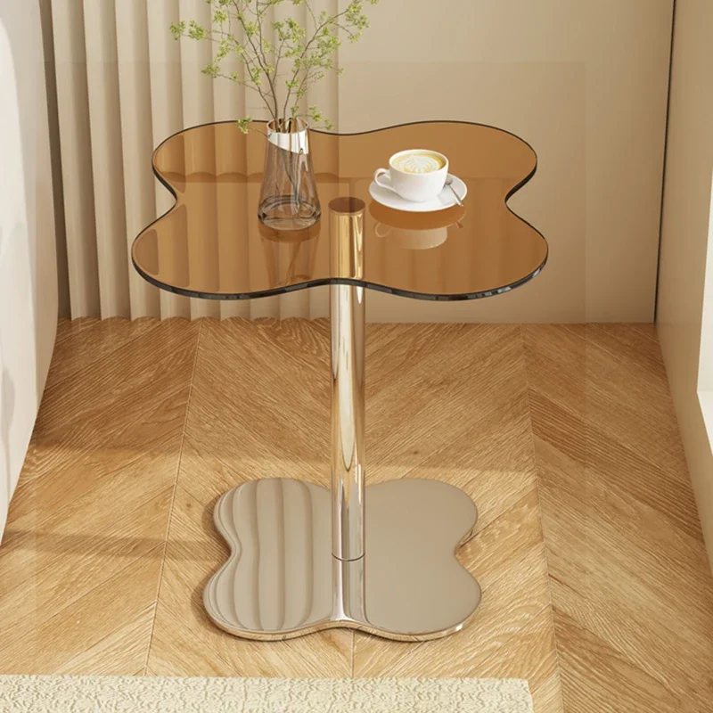 

Минималистичные дизайнерские журнальные столики Regale спальня минималистичные входные боковые столы прозрачная Эстетическая вспомогательная мебель