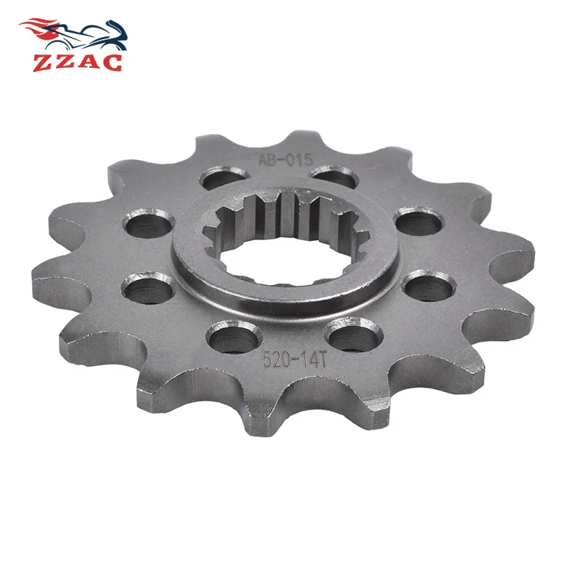Фото 520 цепь 14T 20CrMnTi передняя звездочка мотоцикла для Kawasaki Off Road KLX230 R ALF, BLF KLX230R KLX 230 R 2020 №3