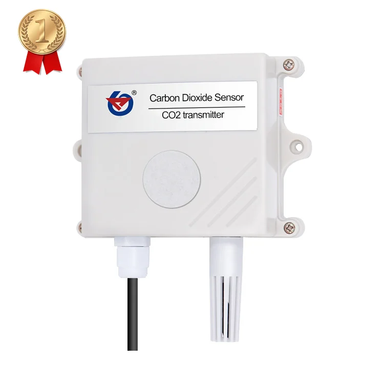 

Wall Mount Carbon Dioxide CO2 Detector Outdoor RS485 0-5V 0-10V 4-20mA CO2 Sensor For Air Quality Monitoring