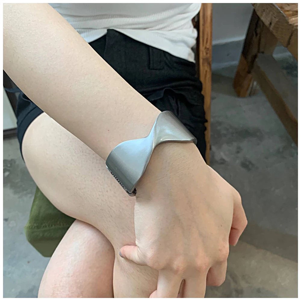 GGQINISI Новые поступления Европейский Американский бант золотой цвет браслет