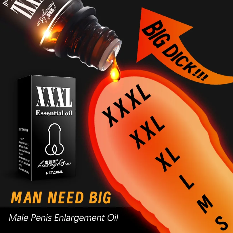 Масло для увеличения мужского пениса Big Dick Massage XXL Sex Men масло члена секса 18+
