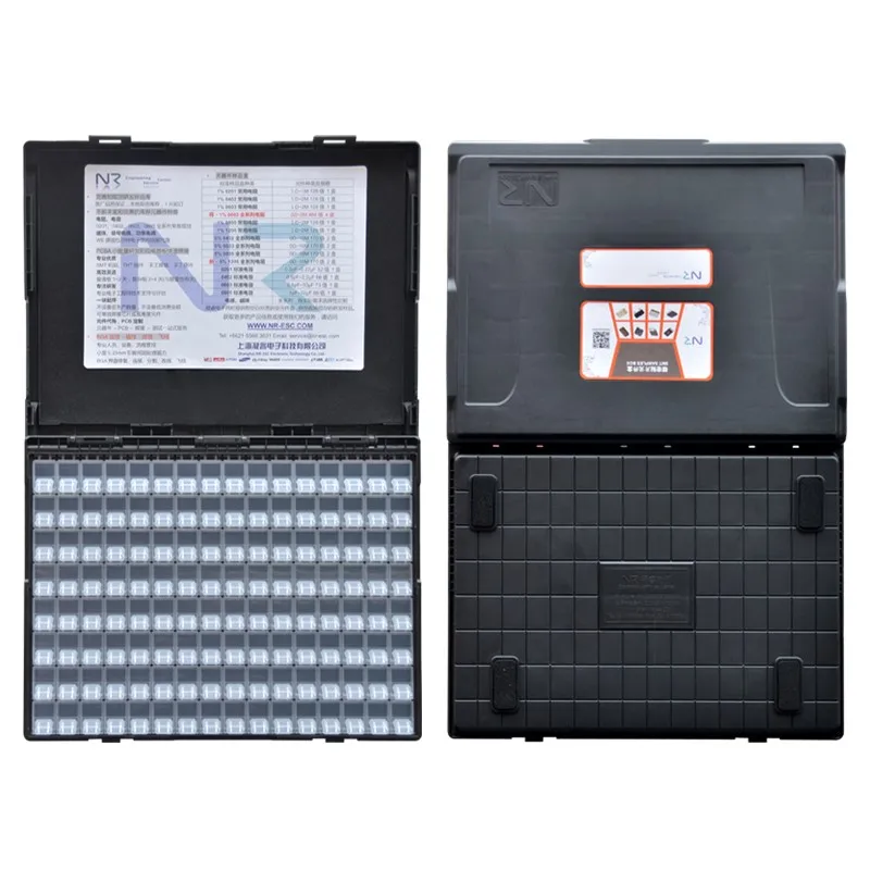 

Контейнер для микросхем и пластиковая коробка, электронные антистатические органайзеры SMT, контейнер для хранения компонентов резистора, емкость для хранения конденсаторов