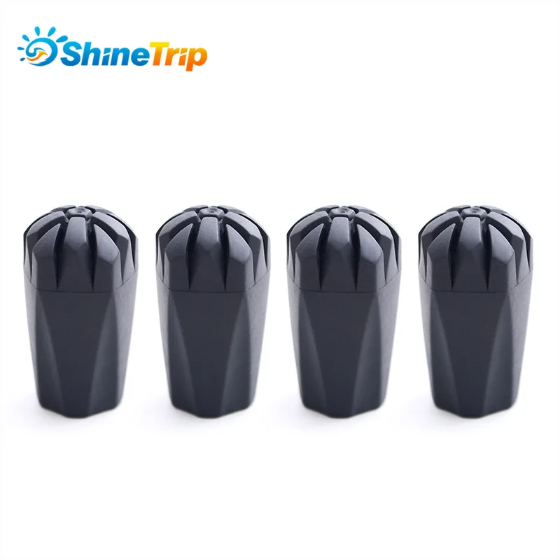 

Палка для скандинавской ходьбы ShineTrip, 4 шт., запасной альпеншток для скалолазания, для кемпинга, похода, защитная крышка, резиновый наконечни...