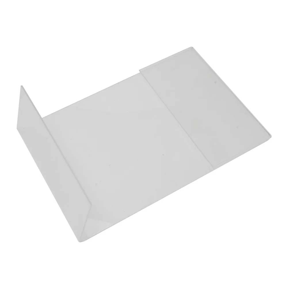 

A6 Transparent Acrylic Display Stand Desk Shelf Display Card Stand Office Business Stand Desktop Holder Table Home Decoration