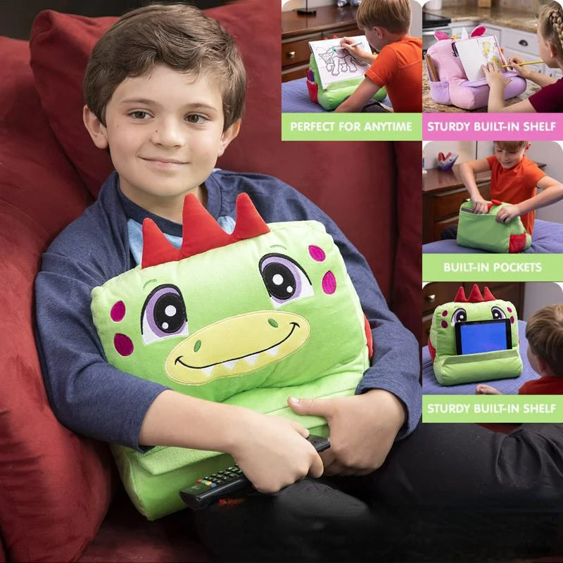 

Мультяшная Подставка для Ipad, планшета, компьютера, планшетов, кронштейн, детская мягкая подставка для планшета и подушки для чтения