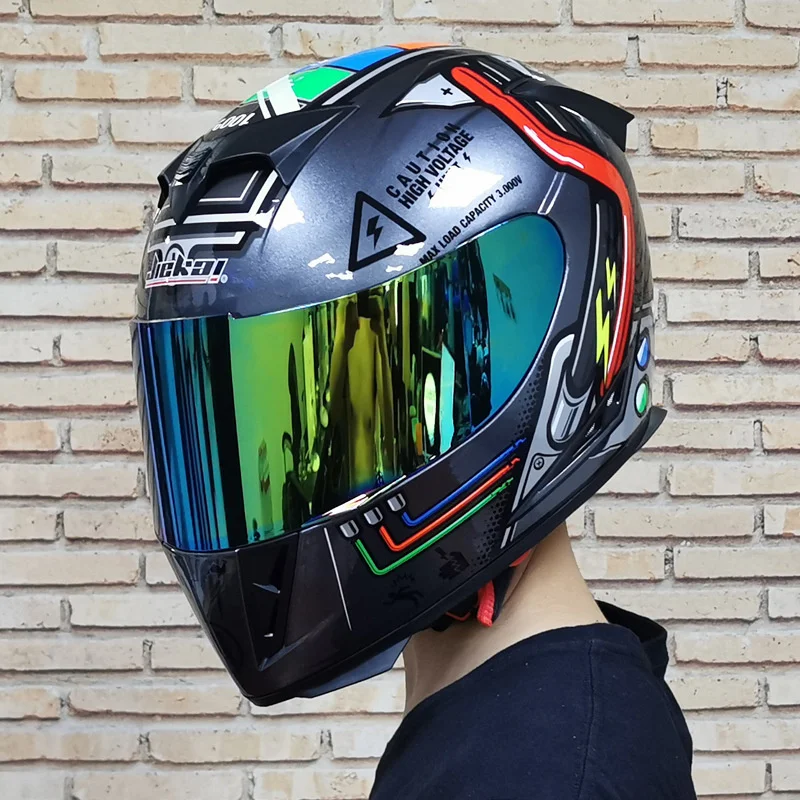 

Suitable for electric vehicle helmets, full helmets, double lenses, anti fog locomotives, cool personal helmets, winter