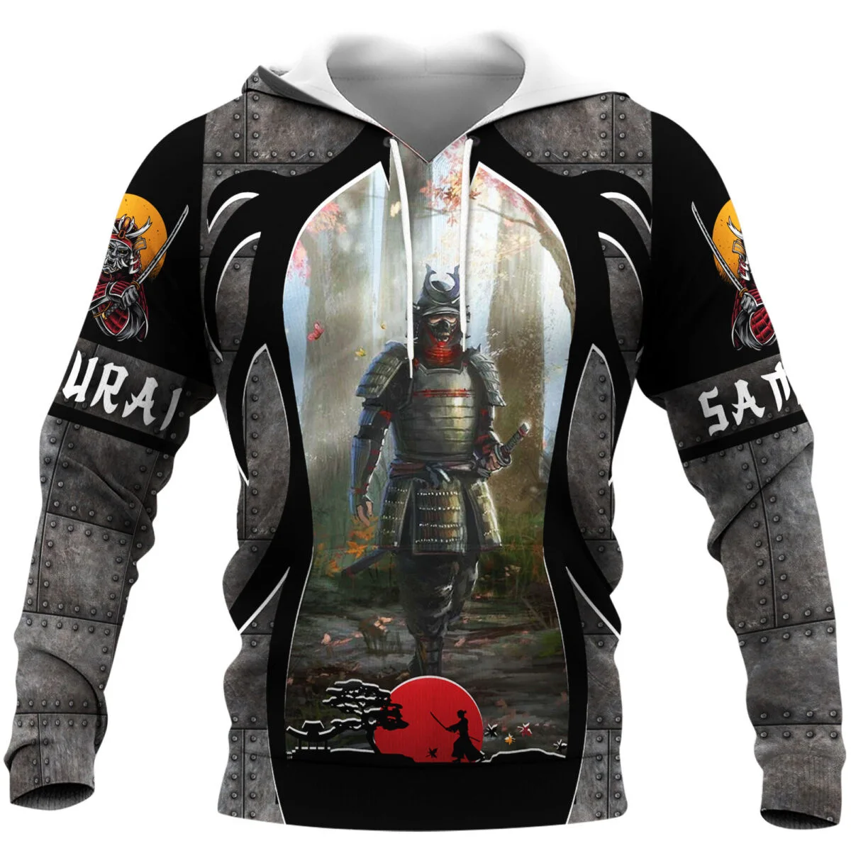 

2022 Unisex Hoodie Fashion samurais Hooded Tops Cute Cartoon Streetwear Clothing 3D Full Print Novelty Sportswear