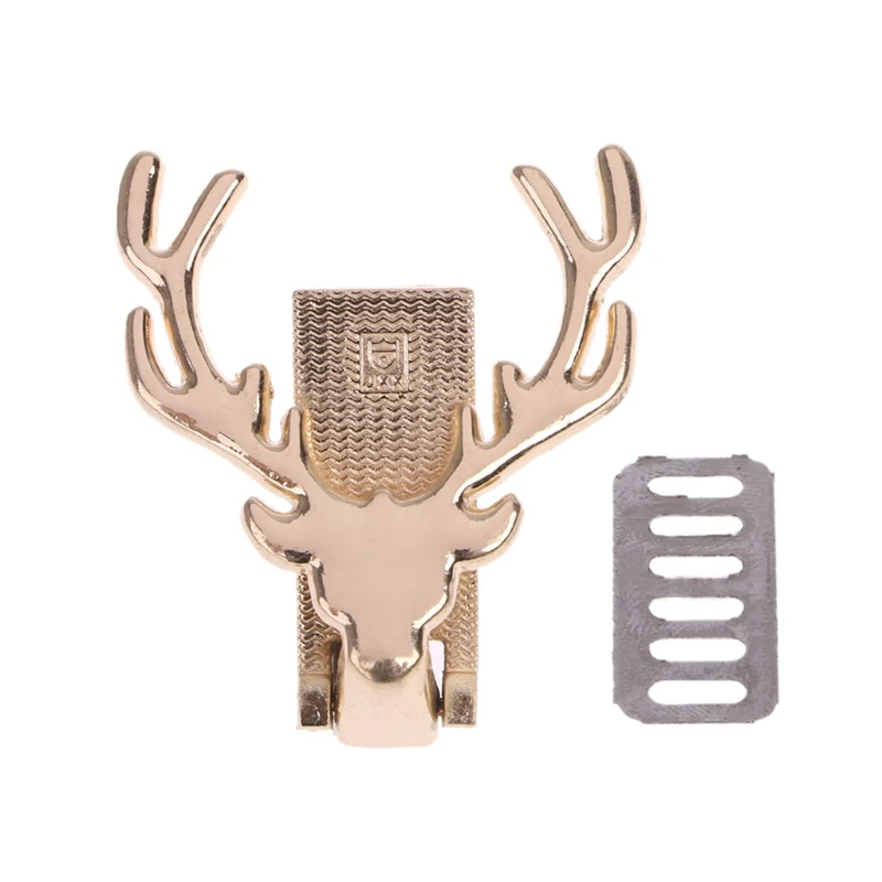 

Deer Metal Bag Decoration for DIY Handbag Craft Messenger Shoulder Bag Hardware