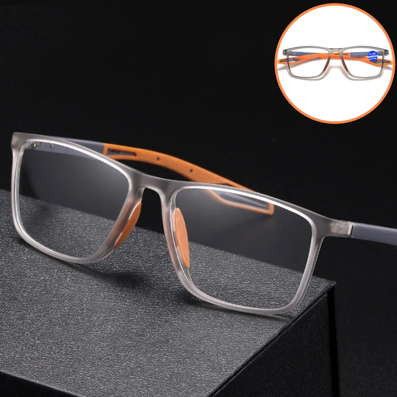 

Flexible Reading Glasses Vintage TR90 Frame Women Men Presbyopia Glasses Eyewear Anti Blue Light Eyeglasses Diopter 0 To +4.0