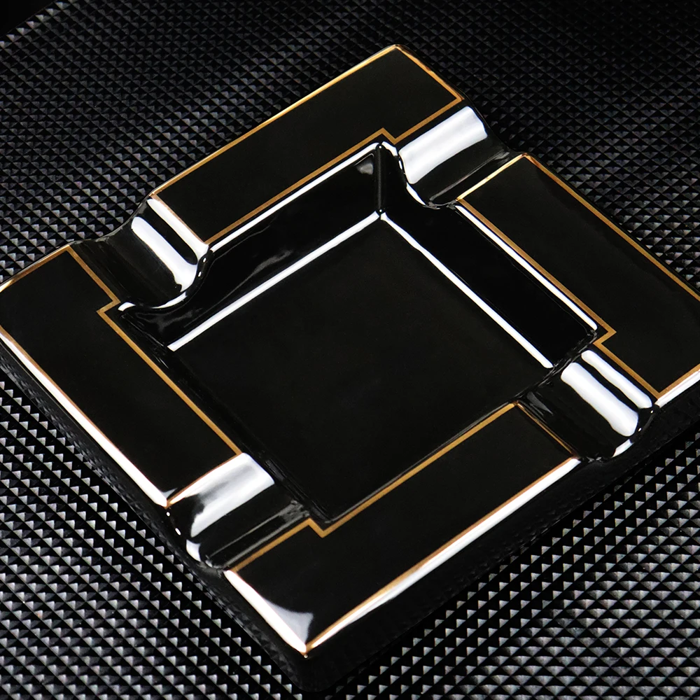 

Женская пепельница для сигар, Большая керамическая пепельница для гостиной, креативная личность, 4 ячейки, вертикальная пепельница