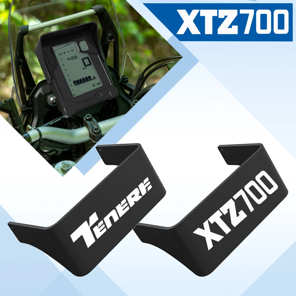 

For YAMAHA XTZ 700 XTZ700 T7 2019 2020 2021 2022 2023 Motorcycle Accessories XTZ 700 TFT Anti-theft Guard With Sun Visor Cover