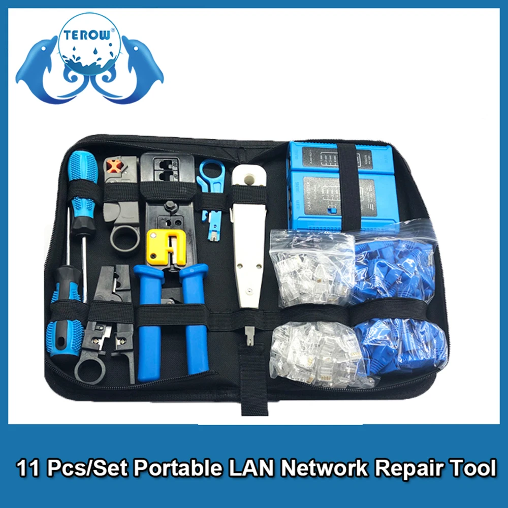 

11 шт./набор, Обжимные Щипцы для кабелей