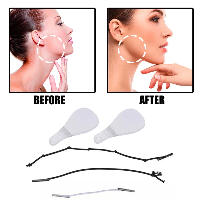 40Pcs/Set Invisible Thin Face Stickers V-Shape Face Facial Line Wrinkle Sagging SkinFace Lift Up Fast Chin Adhesive Tape images - 6