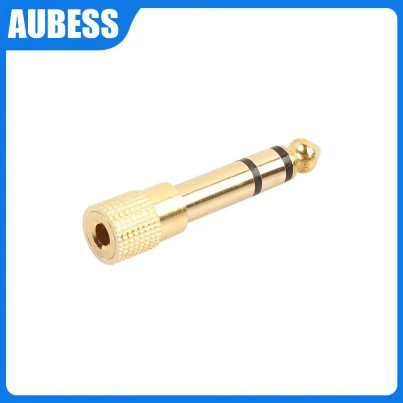 

6.35MM Male To 3.5MM Female Jack Plug Audio Adapter Headphone Amplifier Connector For Headset Microphone With 6.35 3.5 MM Jack
