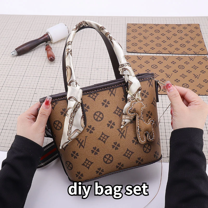 

Bucket Diy Material Pack Women's Bag Kit Diy Material Pack Hand Woven Bag Diy Bag Set Do It Yourself Bags 0 Base Production