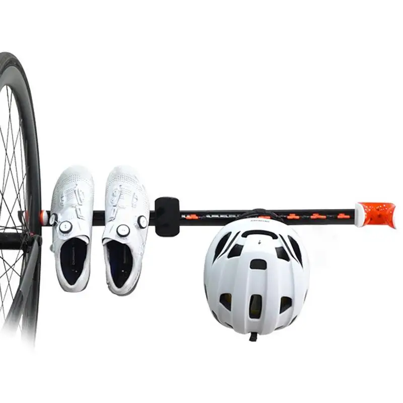 

Велосипедная настенная вешалка для хранения, регулируемый полимерный велосипедный держатель, крючок, кронштейн, Складная Компактная гаражная стойка для велосипеда с крючком