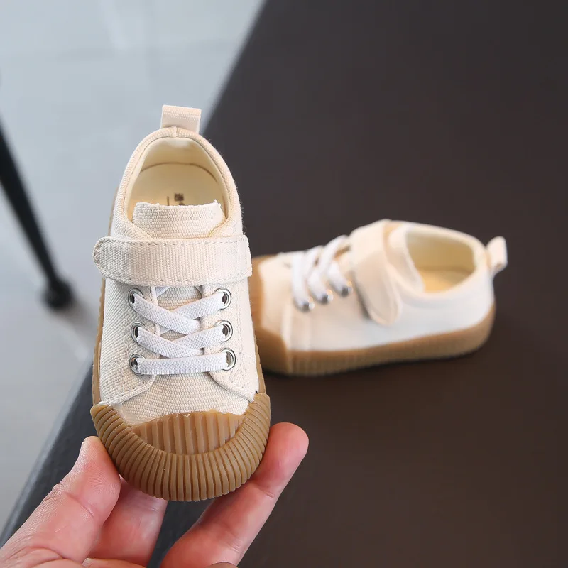 

Children Canvas Shoes 2023 New Fashion Girls Breathable Sneaker Casual Shoes Boys Soft Toddler Kids Sneakers Toddler Shoes