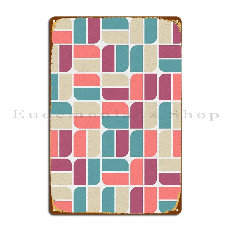 

Geometric Pattern Nz Metal Signs Garage Printing Cave Wall Decor Cinema Tin Sign Poster