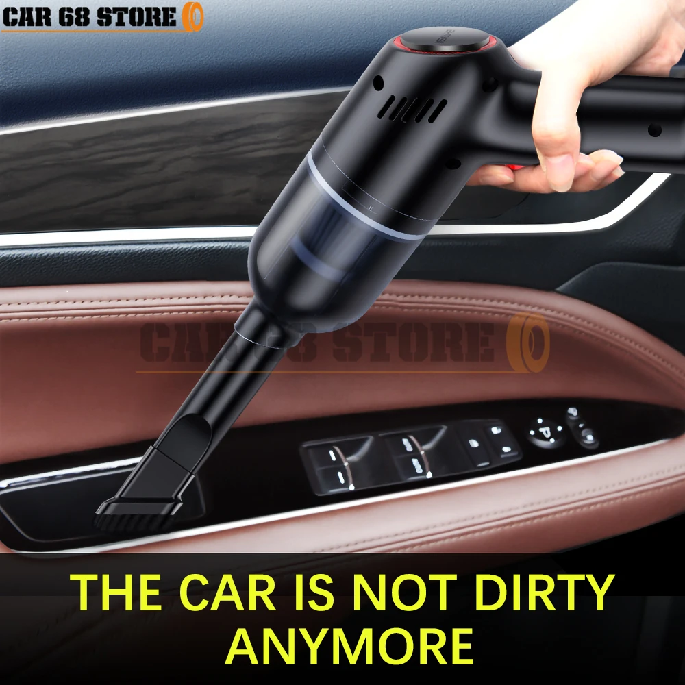 

Автомобильный беспроводной пылесос для сухой и влажной уборки, 8000 Па