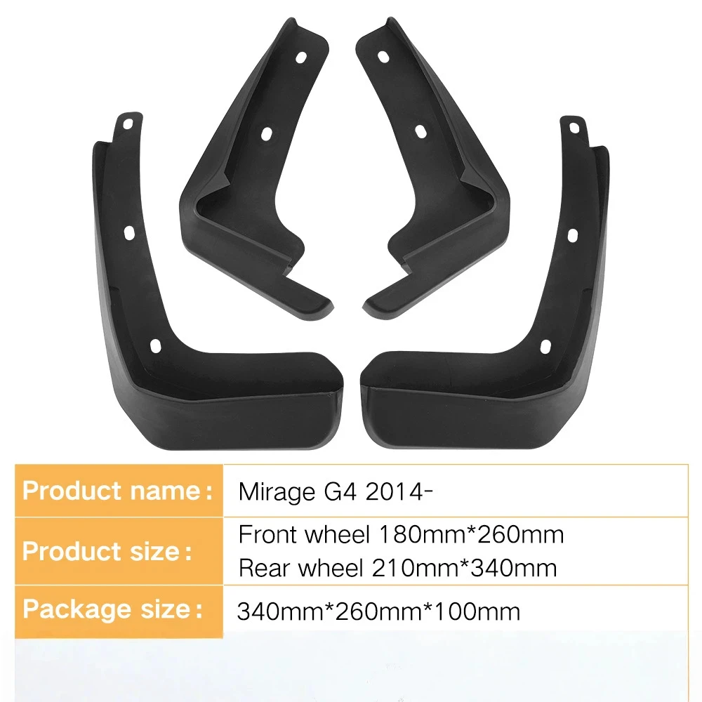 Фото Для Mitsubishi Mirage G4 2014-2024 автомобильные шины, крыло, брызговик, переднее и заднее колесо, автозапчасти №2