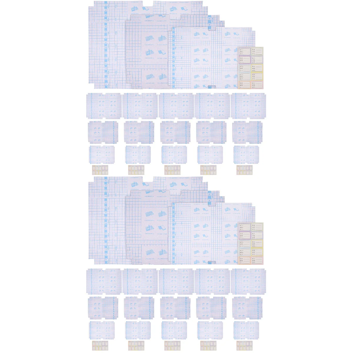 

60 pcs Clear Book Cover Book Cover Students Cover Textbook Cover