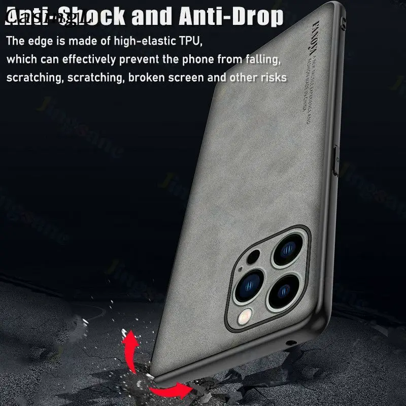 Для Oneplus 13 12 5G ace3 pro Роскошный кожаный чехол из овчины на ACE 3 Pro Мужская задняя